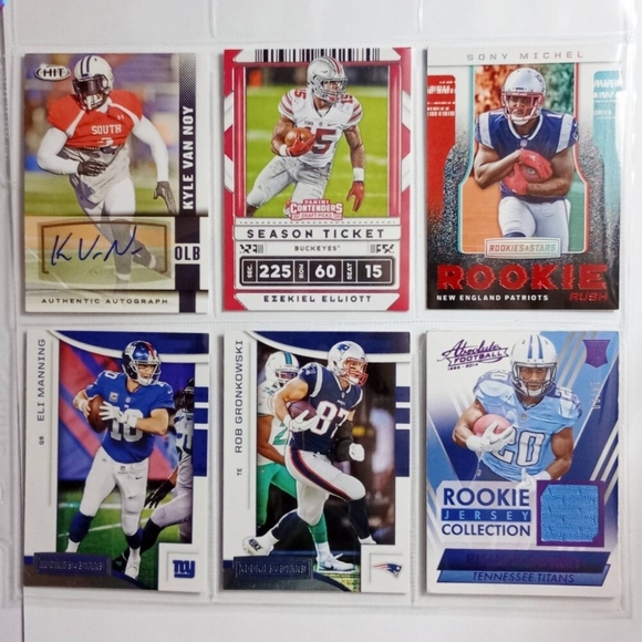 100 NFL Football Cards Box Pack Lot Unsorted - Picture 2 of 5